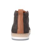Manfield - Taupe Nubuck Veterschoenen - Leer - Memory Foam