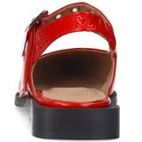 Manfield - Slingback Loafers - Rood - Lakleer
