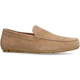 Manfield - Mocassins - Taupe - Suède - Leren Voering