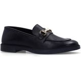 Manfield - Leren Loafers - Zwart - Leer