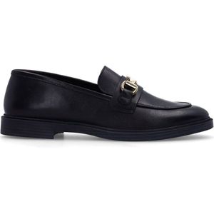 Manfield - Leren Loafers - Zwart - Leer