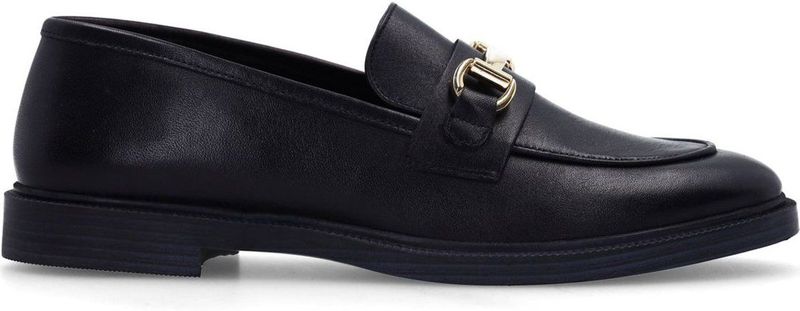 Manfield - Leren Loafers - Zwart - Leer