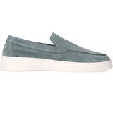 Manfield - Loafers - Blauw - Suède
