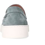 Manfield - Loafers - Blauw - Suède