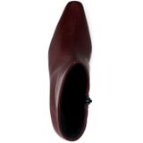 Manfield - Enkellaarsjes - Rood - Leer