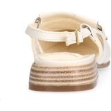 Manfield - Slingback Loafers - Ecru - Leer