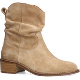 Manfield - Enkellaarzen - Beige - Suède