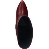 Manfield - Bordeaux Rode Laarzen - Leren - Western - Blokhak 6 cm