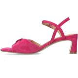 Manfield - Dames - Roze Sandalen - Suède - Gespsluiting - Lage Hak