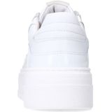 Manfield - Sneakers - Wit - Leer