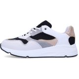 Manfield - Sneakers - Veelkleurig - Leren - Zilveren Details