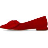 Manfield - Loafers - Rood - Suède - Leer Voering