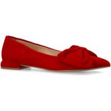 Manfield - Loafers - Rood - Suède - Leer Voering