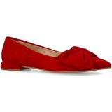 Manfield - Loafers - Rood - Suède - Leer Voering