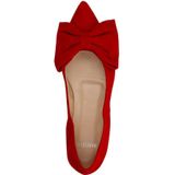 Manfield - Loafers - Rood - Suède - Leer Voering