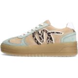 Manfield - Sneakers - Veelkleurig - Suède - Met Mint Details
