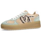 Manfield - Sneakers - Veelkleurig - Suède - Met Mint Details