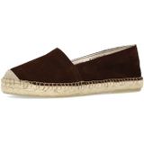 Manfield - Espadrilles - Bruin - Suède - Plat