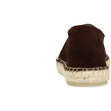 Manfield - Espadrilles - Bruin - Suède - Plat