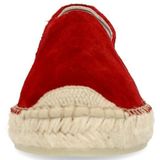 Manfield - Espadrilles - Bordeaux - Suède - Platte Zool
