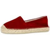 Manfield - Espadrilles - Bordeaux - Suède - Platte Zool