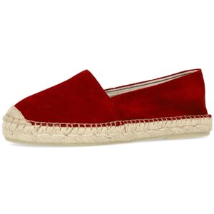 Manfield - Espadrilles - Bordeaux - Suède - Platte Zool
