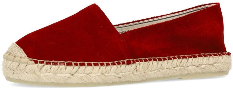 Manfield - Espadrilles - Bordeaux - Suède - Platte Zool