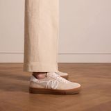 Manfield - Sneakers - Beige - Suède