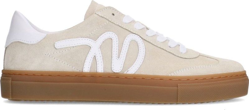 Manfield - Sneakers - Beige - Suède