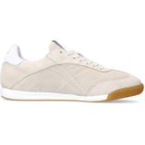 MANFIELD - Sneakers Laag - Ecru - Leer en Suède