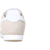 MANFIELD - Sneakers Laag - Ecru - Leer en Suède