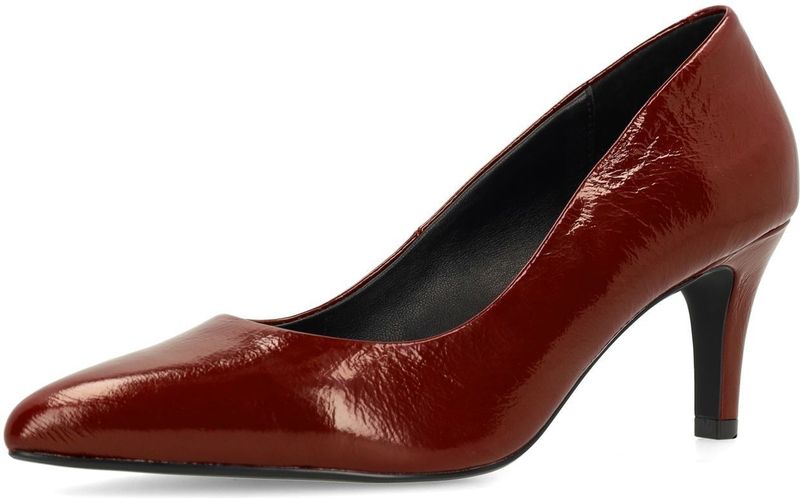 Manfield - Pumps - Rood - Lakleer