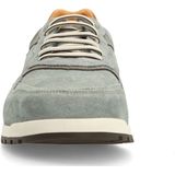 Van Lier - Heren Sneakers - Grijs - Suède - Leren Details