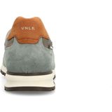 Van Lier - Heren Sneakers - Grijs - Suède - Leren Details