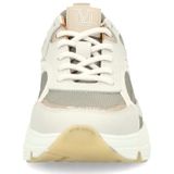 Manfield - Sneakers - Grijs - Suède - Met Taupe Details