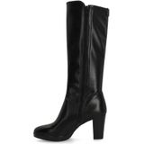 No Stress - Hoge Laarzen - Zwart - Leren - Met Hak