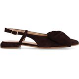 Manfield - Slingback Loafers - Bruin - Suède