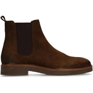 Manfield - Chelsea Boots - Taupe - Nubuck