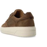 Manfield - Sneaker - Nubuck - Leer - Platte Zool