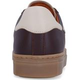 Manfield - Sneakers - Bruin - Leer/Suède - Rubberen Zool