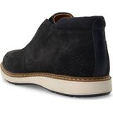 Manfield - Enkellaarsjes - Donkerblauw - Suède