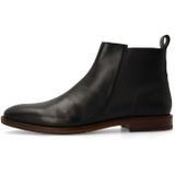 MANFIELD - Chelsea Boots - Zwart - Leer