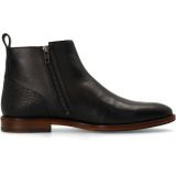 MANFIELD - Chelsea Boots - Zwart - Leer