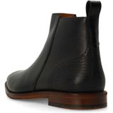 MANFIELD - Chelsea Boots - Zwart - Leer