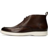 Manfield - Veterboots - Donkerbruin - Leren