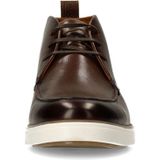 Manfield - Veterboots - Donkerbruin - Leren