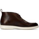 Manfield - Veterboots - Donkerbruin - Leren