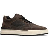 Manfield - Suède Sneakers - Grijs