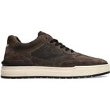 Manfield - Suède Sneakers - Grijs