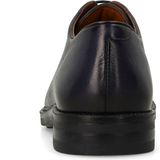 Manfield - Leren Veterschoenen - Zwart